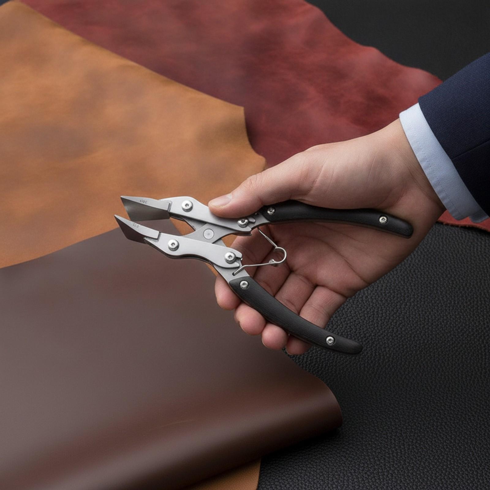 Leatherwork Hand Press - Плоскогубцы с плоскими губками, инструмент для