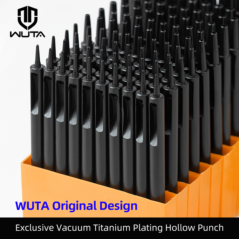 Rivet Setter Tool - WUTA 1-10 шт., Титановый кожаный дырокол,