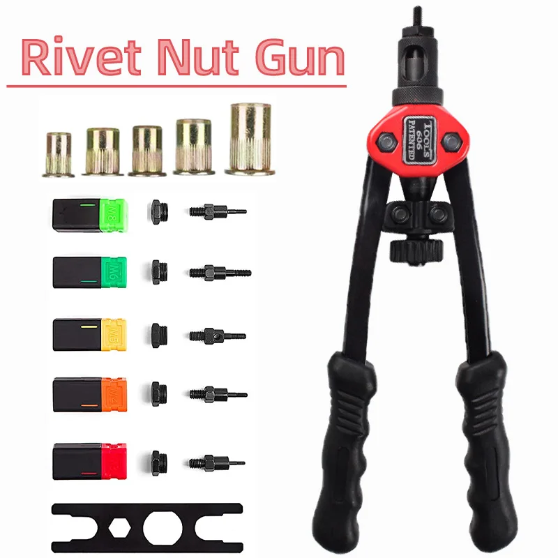 Rivet Setter Tool - BT-606 Пистолет для заклепок и гаек,