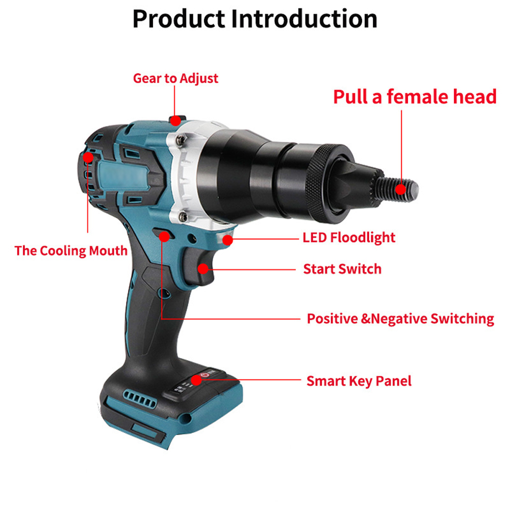Электрический клепальный писто – обзор и цена Rivet Setter Tool