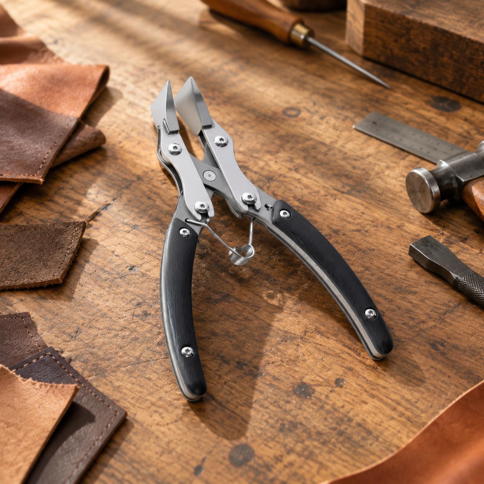 Плоскогубцы с плоскими губками – обзор и цена Leatherwork Hand Press