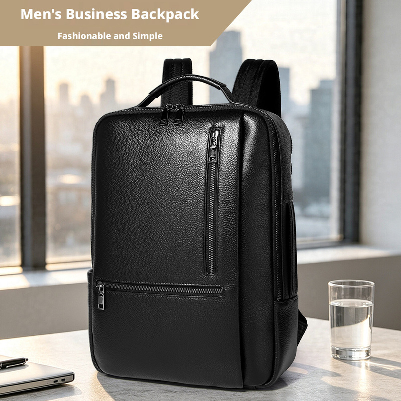 Черный рюкзак для ноутбука из  – обзор и цена Leather Work Rucksack Mens