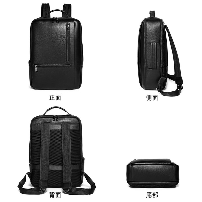 Черный рюкзак для ноутбука из  – обзор и цена Leather Work Rucksack Mens