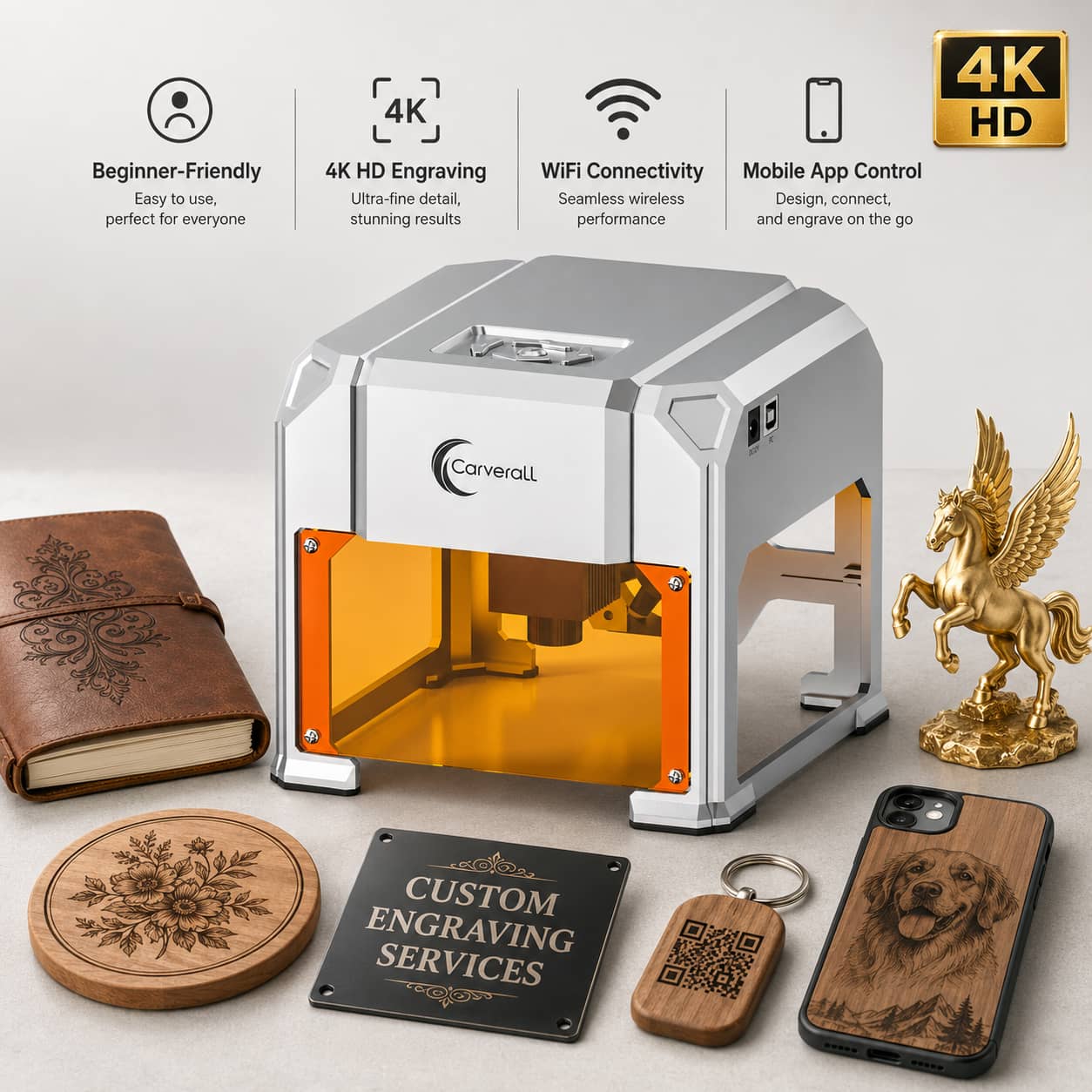Лазерный гравер Carverall, K4  – обзор и цена Leatherwork Machine